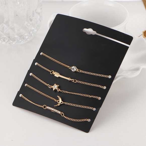 NEW 5pc bracelet set - Picture 2 of 4